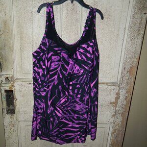 Swimsuits for All One Pc Swim Dress Size 32 (EE-48)